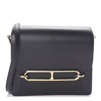 Hermes Evergrain Mini Sac Roulis Black 1 of 9