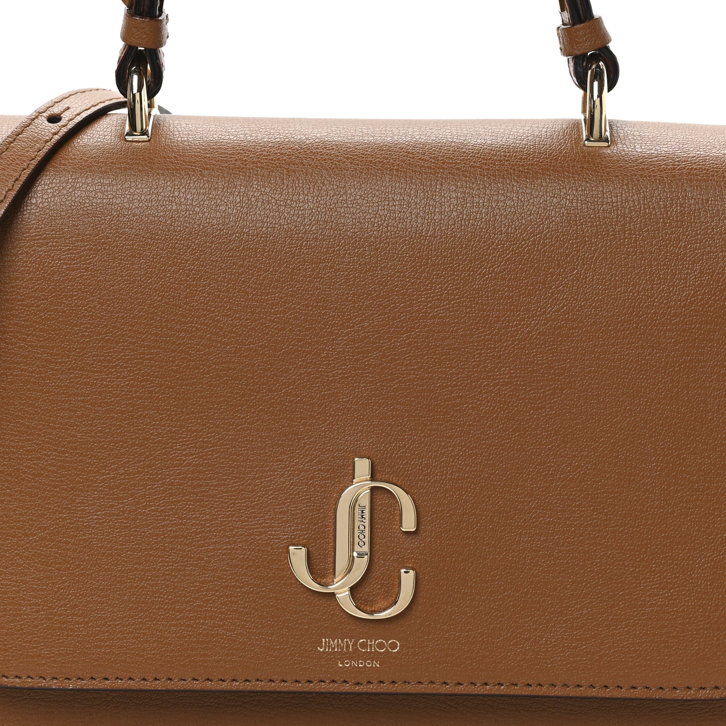 Grainy Calfskin JC Top Handle Tan