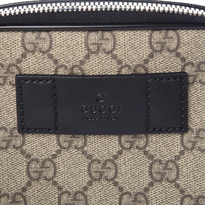 Gucci GG Supreme Monogram Web Belt Bag Black 7 of 10