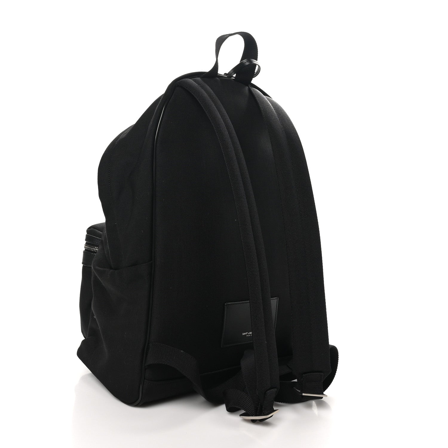 Saint Laurent Canvas City Backpack Black 3 of 10