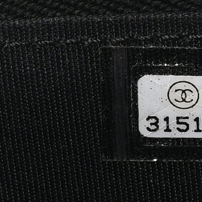 Chanel Lambskin Quilted Small Top Handle Vanity Case With Chain Black 7 of 10