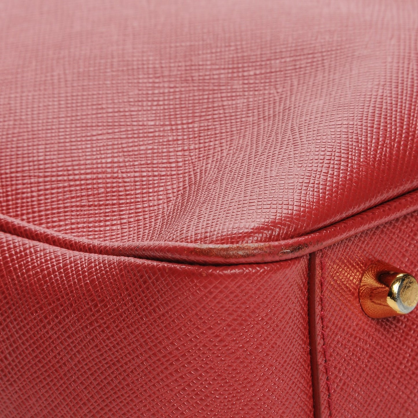 Saffiano Lux Bowler Fuoco