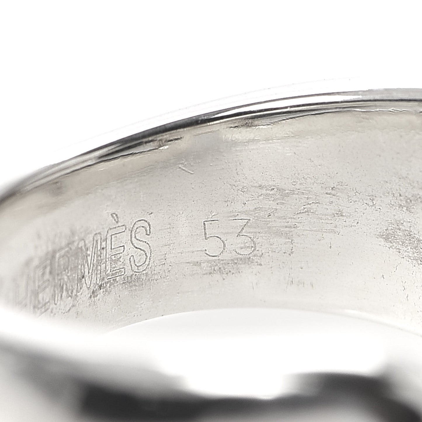 Sterling Silver 18K Yellow Gold H Ring 52 6