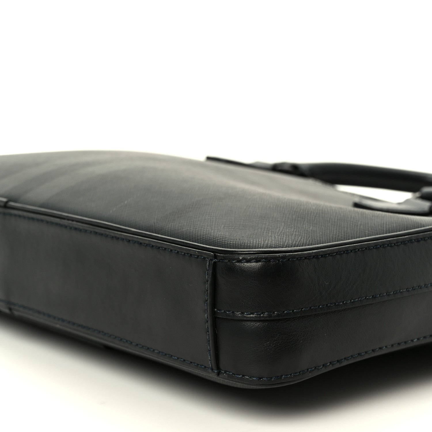 Burberry London Check Ainsworth Briefcase Dark Charcoal 1821744