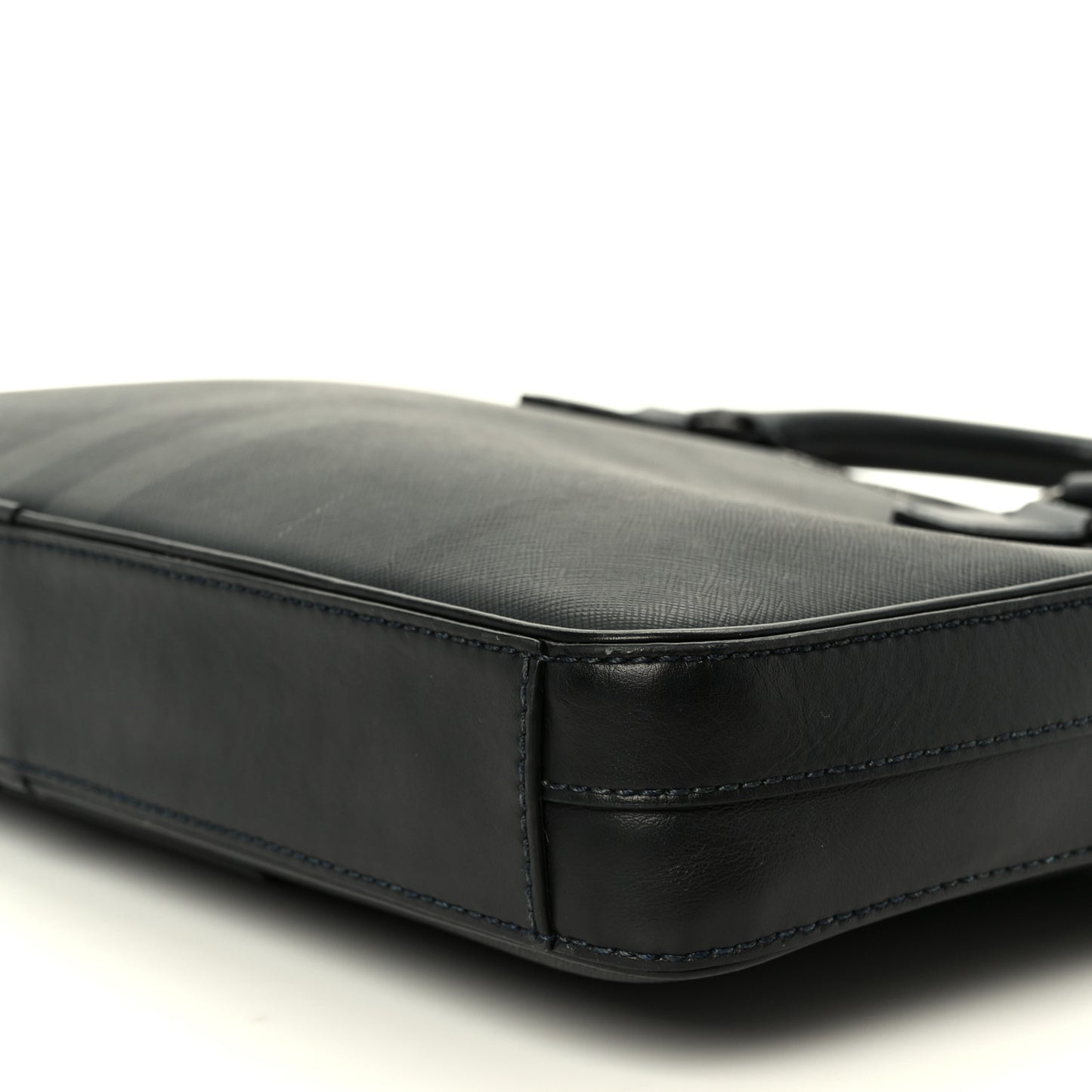 London Check Ainsworth Briefcase Dark Charcoal