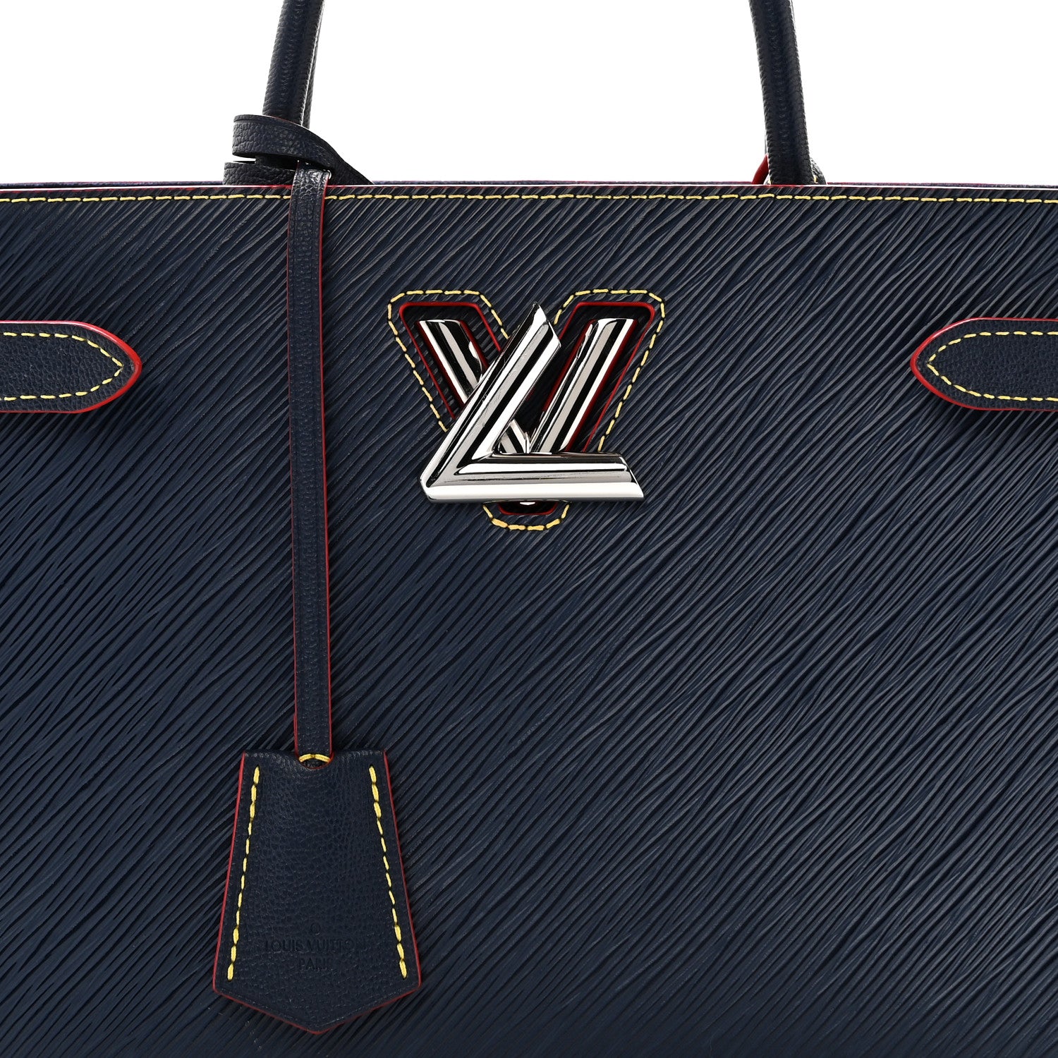 Louis Vuitton Epi Twist Tote Indigo 7 of 9
