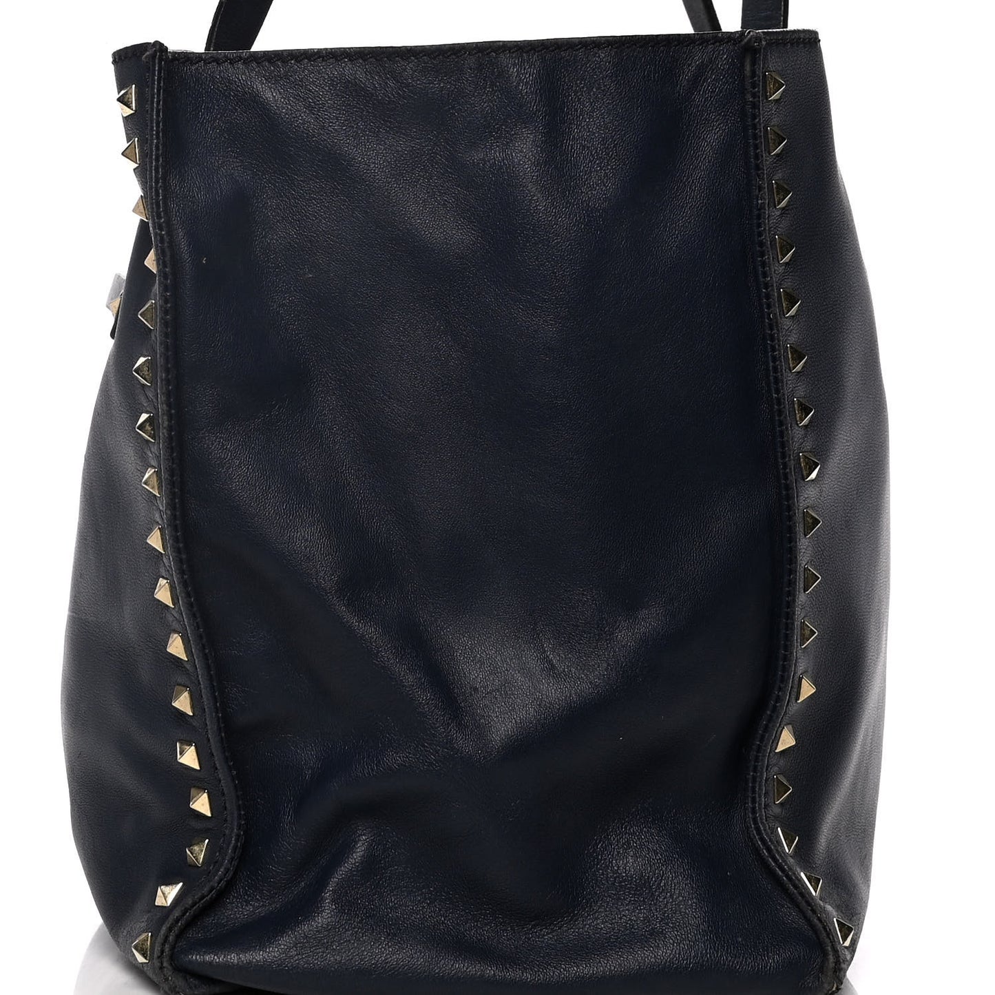 Nappa Medium Rockstud Soft Tote Marine