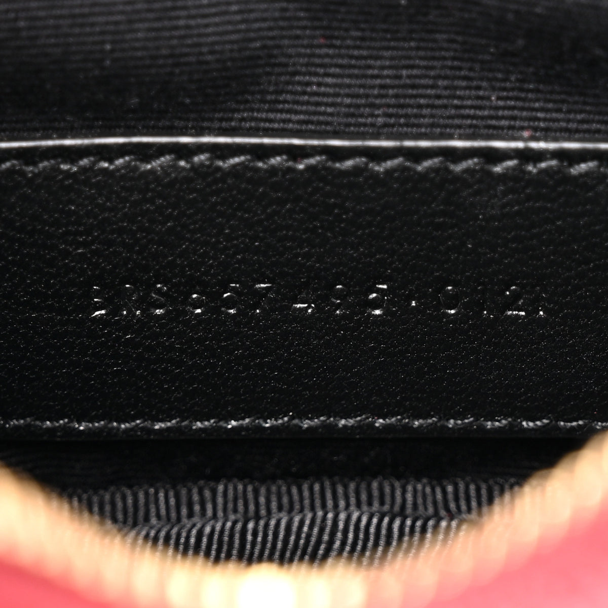 Grain De Poudre Matelasse Monogram Baby Lou Camera Bag Opyum Red