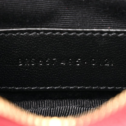 Saint Laurent Grain De Poudre Matelasse Monogram Baby Lou Camera Bag Opyum Red 6 of 9