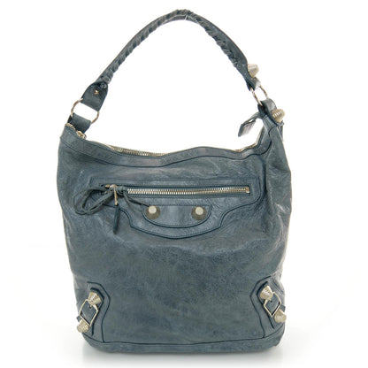 Balenciaga Agneau Giant 21 Silver Hardware Day Hobo Tempete 1 of 10