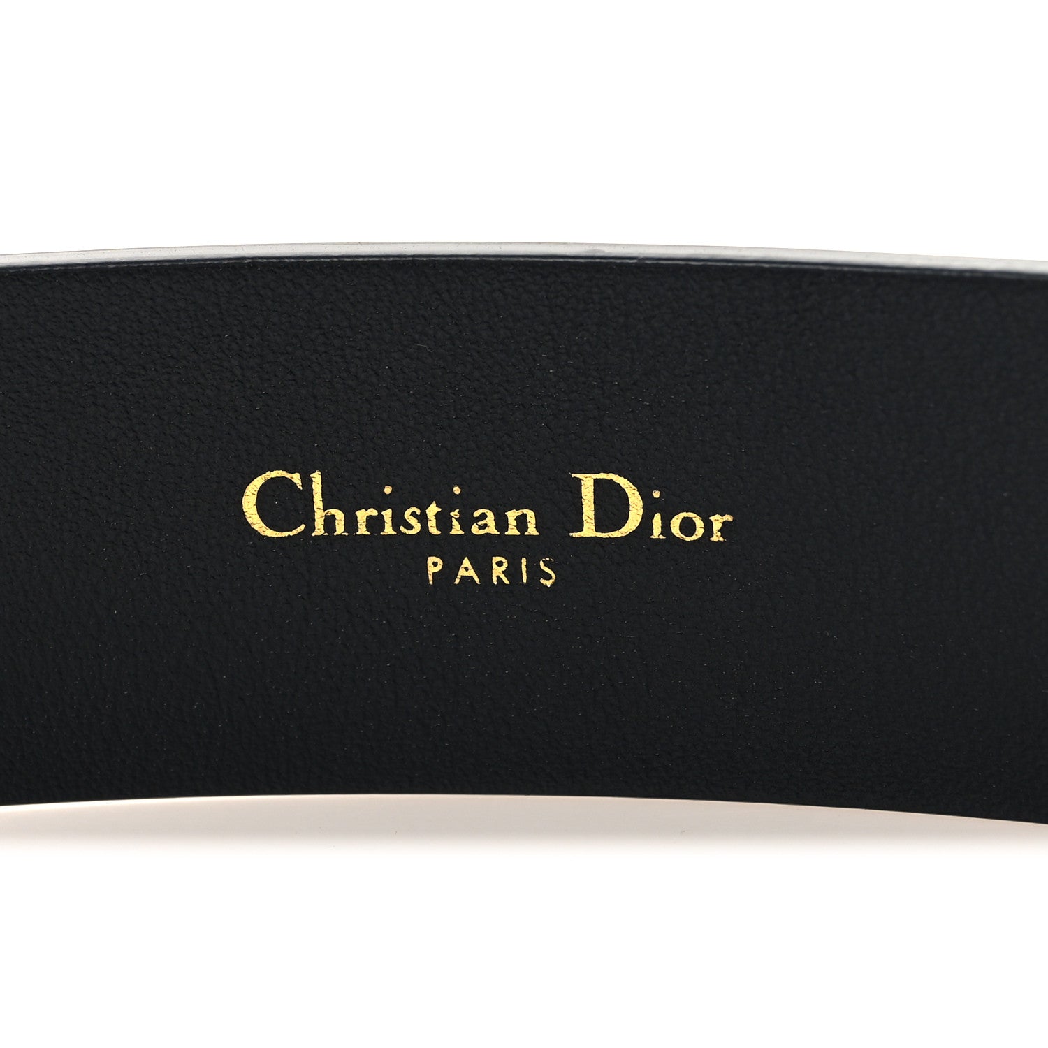 Christian Dior Calfskin 30 Montaigne 35mm Belt 80 32 Black 5 of 6