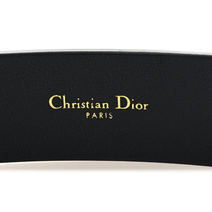 Christian Dior Calfskin 30 Montaigne 35mm Belt 80 32 Black 5 of 6