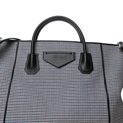 Givenchy Wool Houndstooth Large Soft Antigona Black 7 of 9