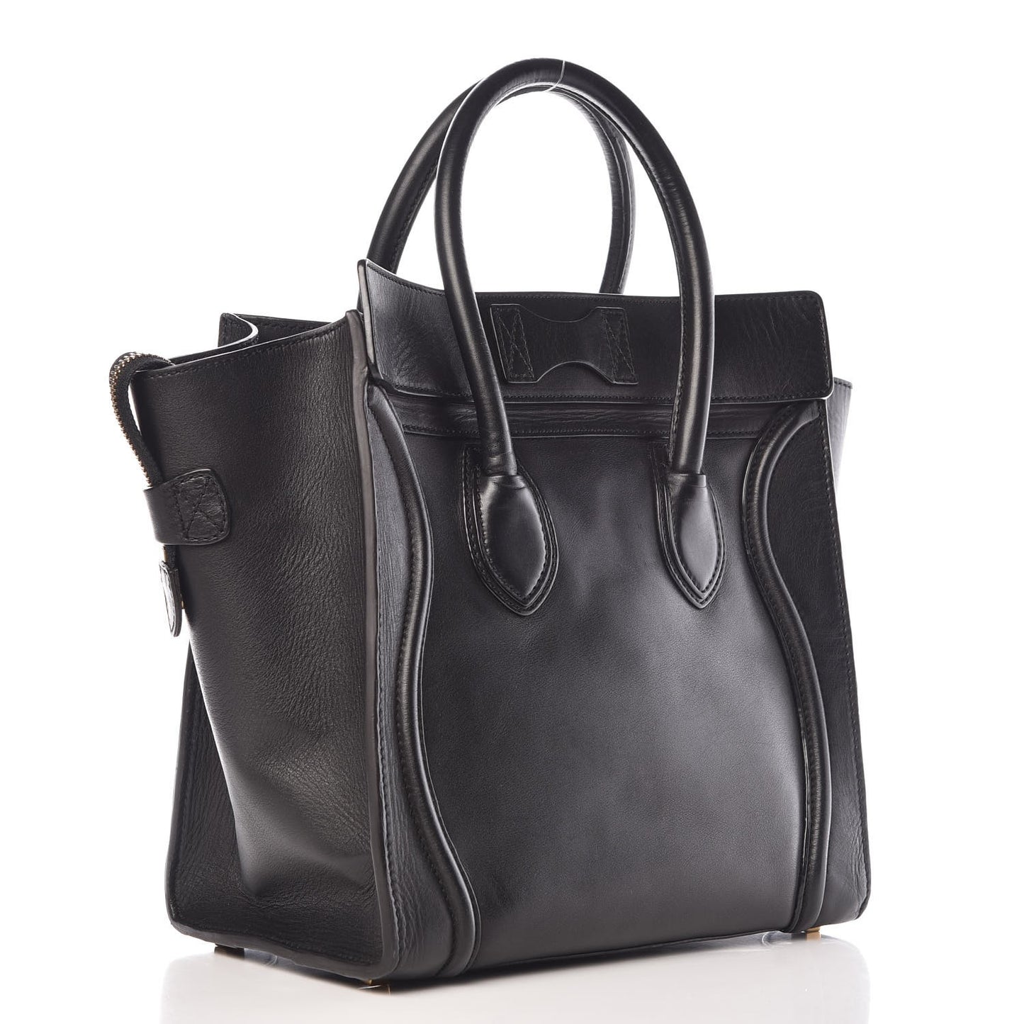 Smooth Calfskin Mini Luggage Black