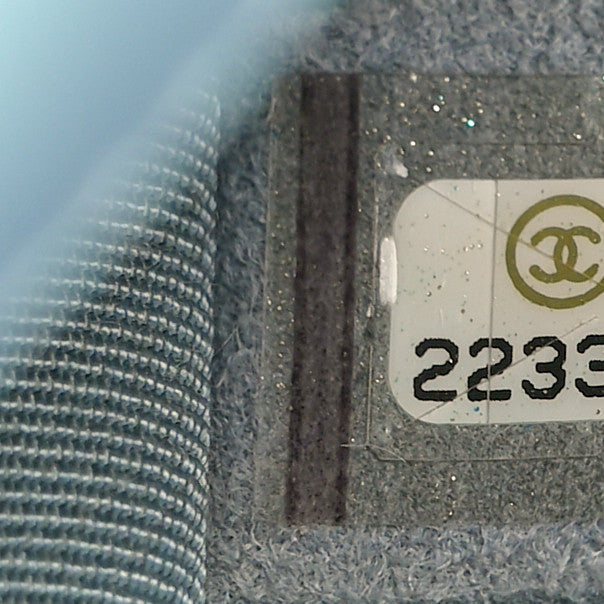 Chanel Iridescent Glazed Calfskin Quilted Medium Boy Flap Light Blue 7 of 11