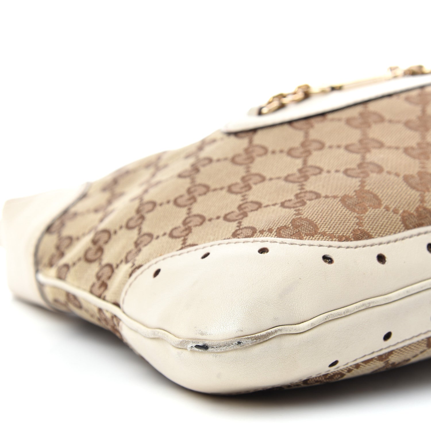 Gucci Monogram Punch Hobo White 8 of 10