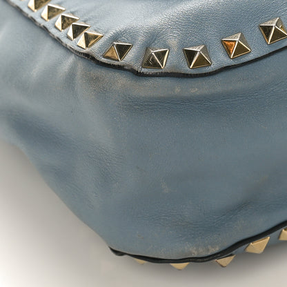 Valentino Garavani Vitello Rockstud Flap Shoulder Bag Light Stone 7 of 20