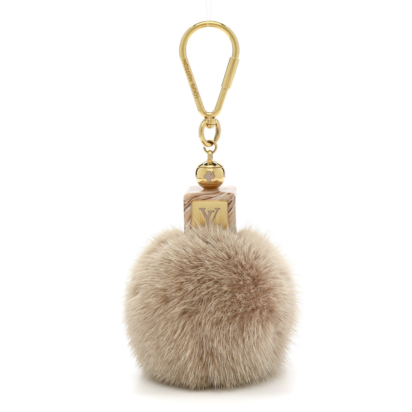 Mink Fur Fluffy Bag Charm Blush