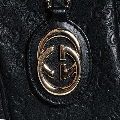 Gucci Guccissima Large Sukey Tote Black 8 of 8