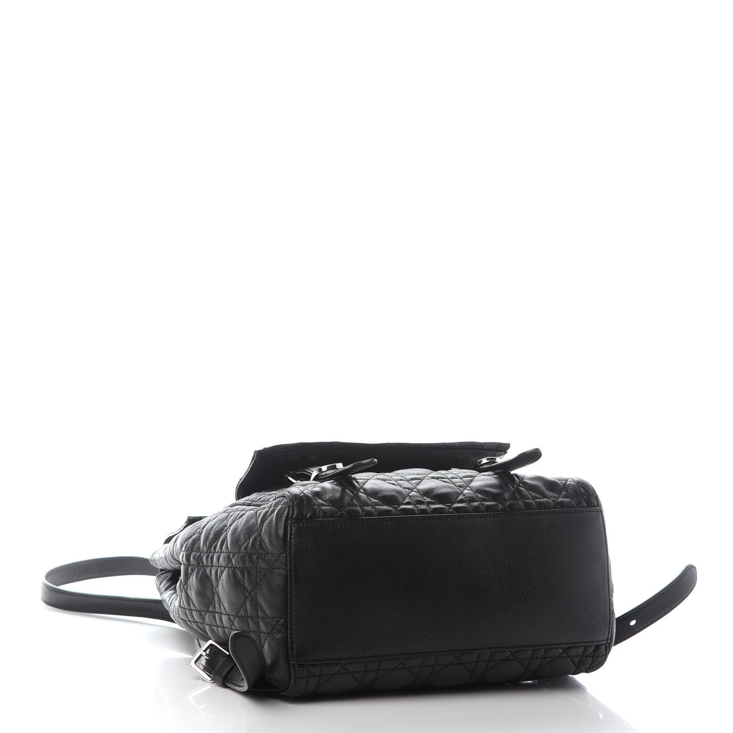Christian Dior Lambskin Cannage Large Stardust Backpack Black 4 of 8