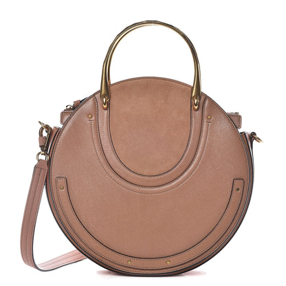 Chloe Goatskin Suede Medium Pixie Bag Nougat 1 of 11