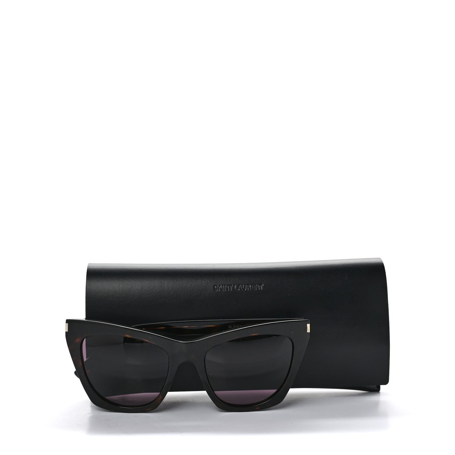Saint Laurent New Wave SL214 Kate Cat Eye Sunglasses Tortoise 7 of 7