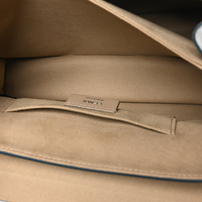 Fendi Vitello Liberty Scalloped Studded Kan I Shoulder Bag Grigio Perla 6 of 11