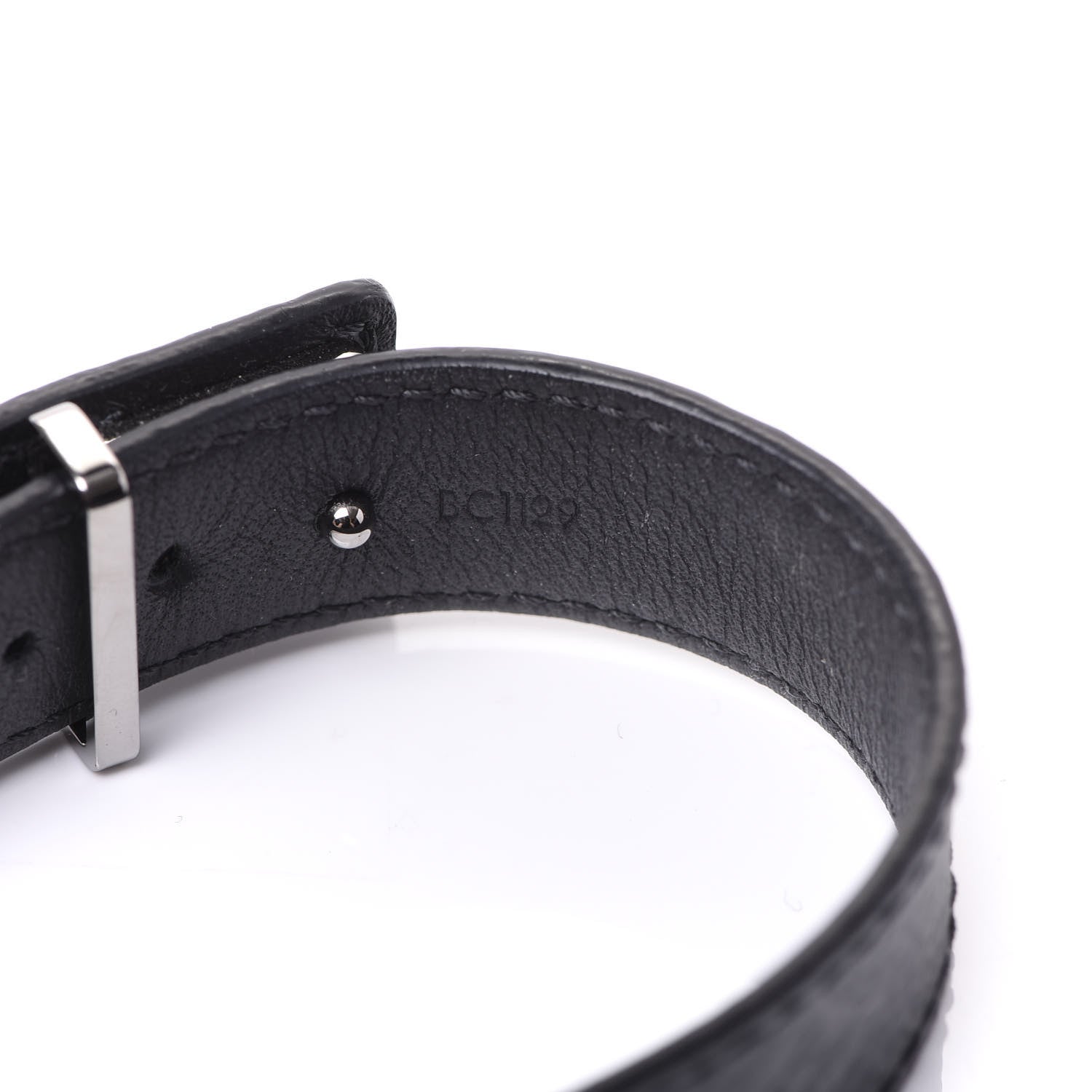 Louis Vuitton Monogram Eclipse LV Slim Bracelet 21 5 of 5
