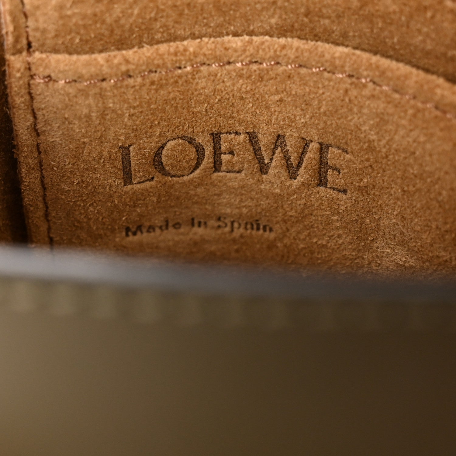 Loewe Calfskin Jacquard Mini Gate Dual Bag Autumn Green 7 of 10