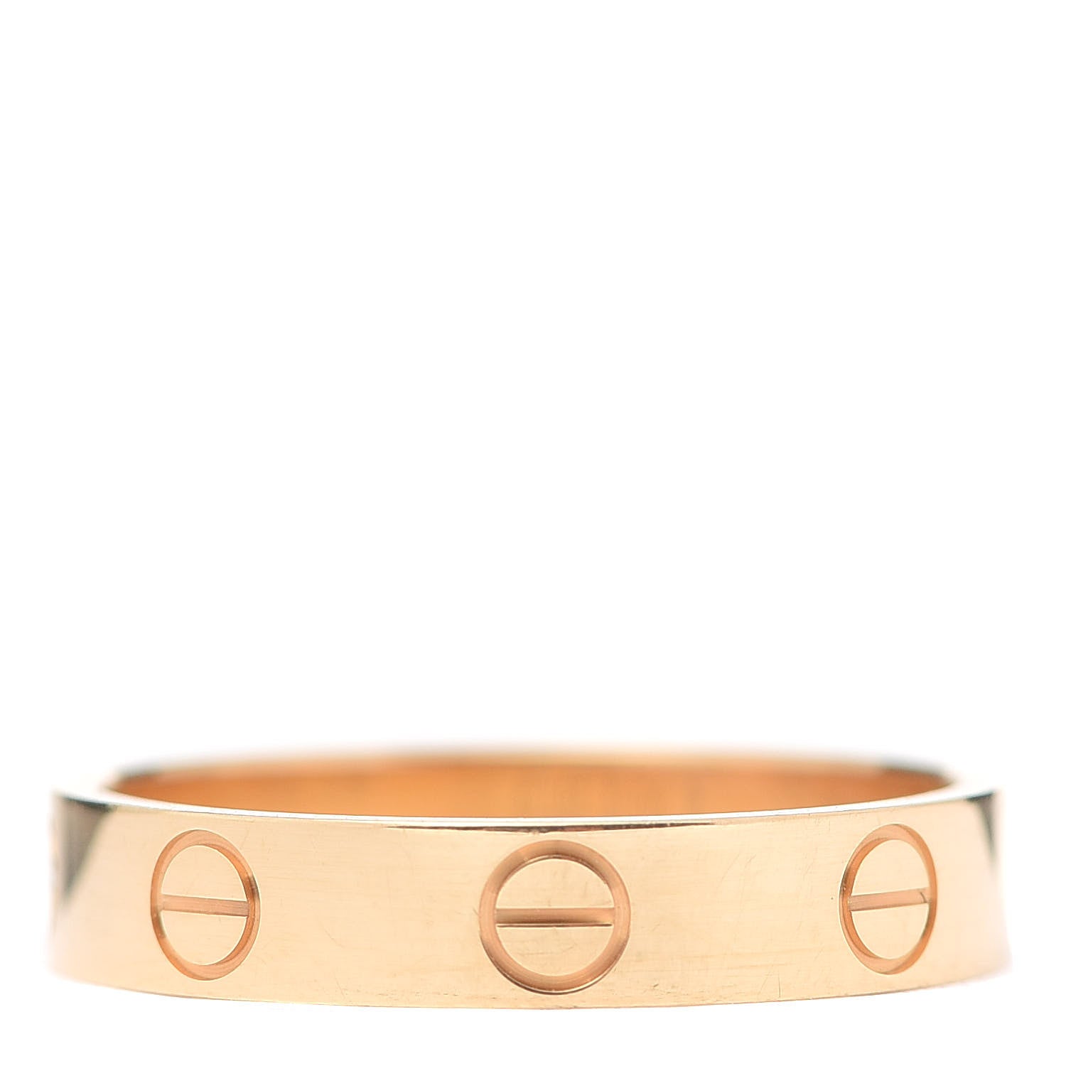 Cartier 18K Yellow Gold 3.5mm LOVE Wedding Band Ring 52 6 3 of 6