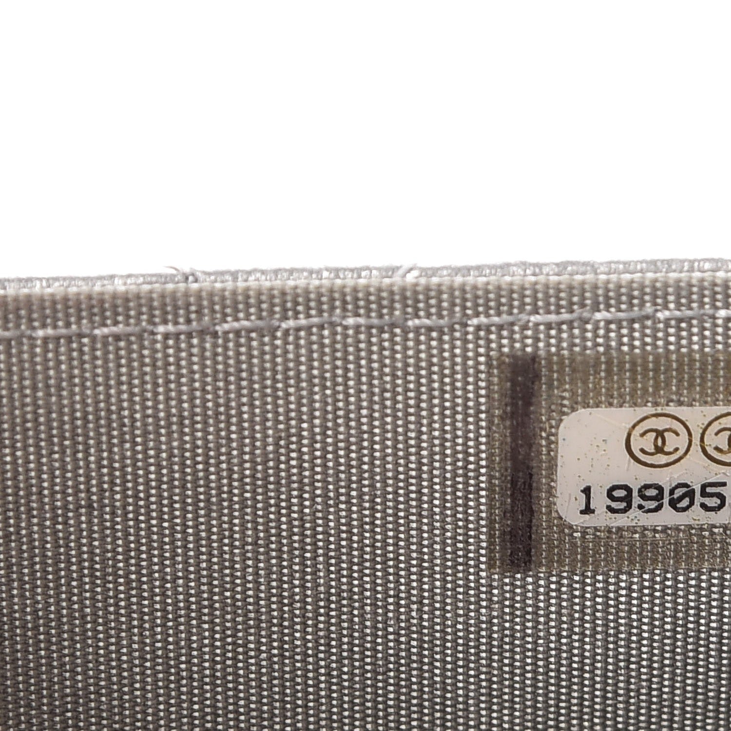 Chanel Metallic Distressed Calfskin Quilted Boy Wallet On Chain WOC Silver 9 of 9