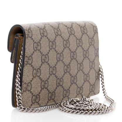 Gucci GG Supreme Monogram Super Mini Dionysus Shoulder Bag Taupe 3 of 10