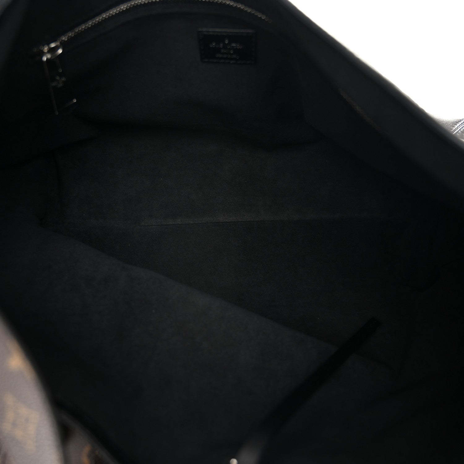 Louis Vuitton Lambskin CarryAll Vibe MM Black 6 of 10