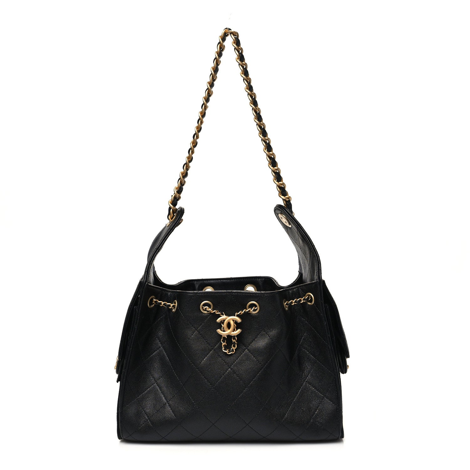 Chanel Caviar Quilted Small Chanel 25 Handbag Black 1 of 11