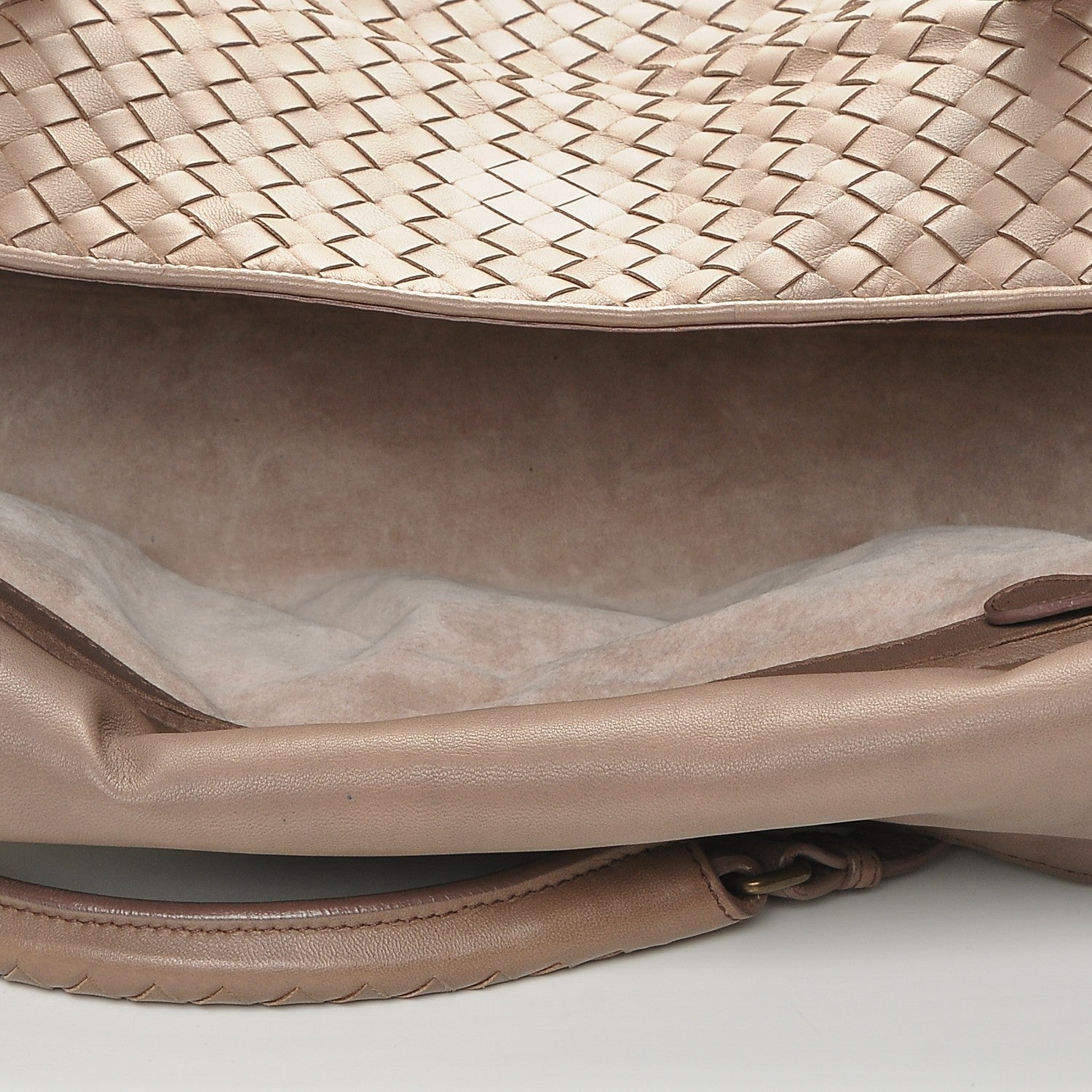 Bottega Veneta Nappa Intrecciato Satchel Old Petra 5 of 7