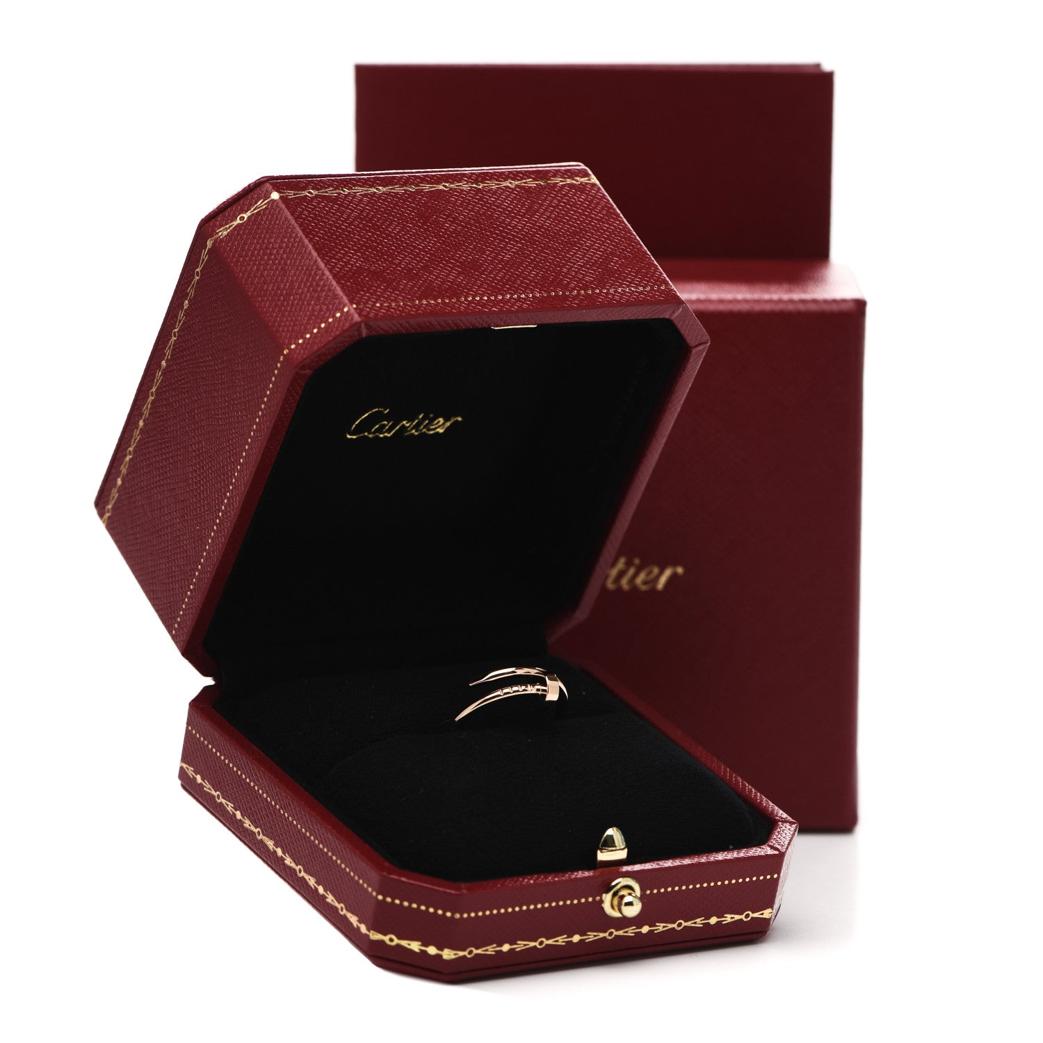 Cartier 18K Pink Gold Small Juste Un Clou Ring 53 6.25 5 of 5