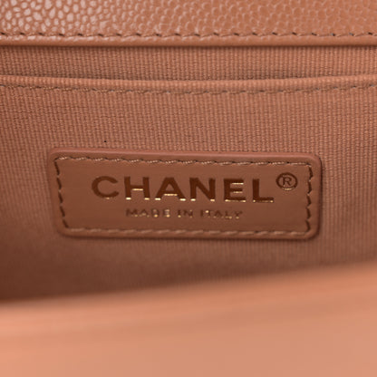 Chanel Caviar Quilted Small Boy Flap Brown 6 of 10