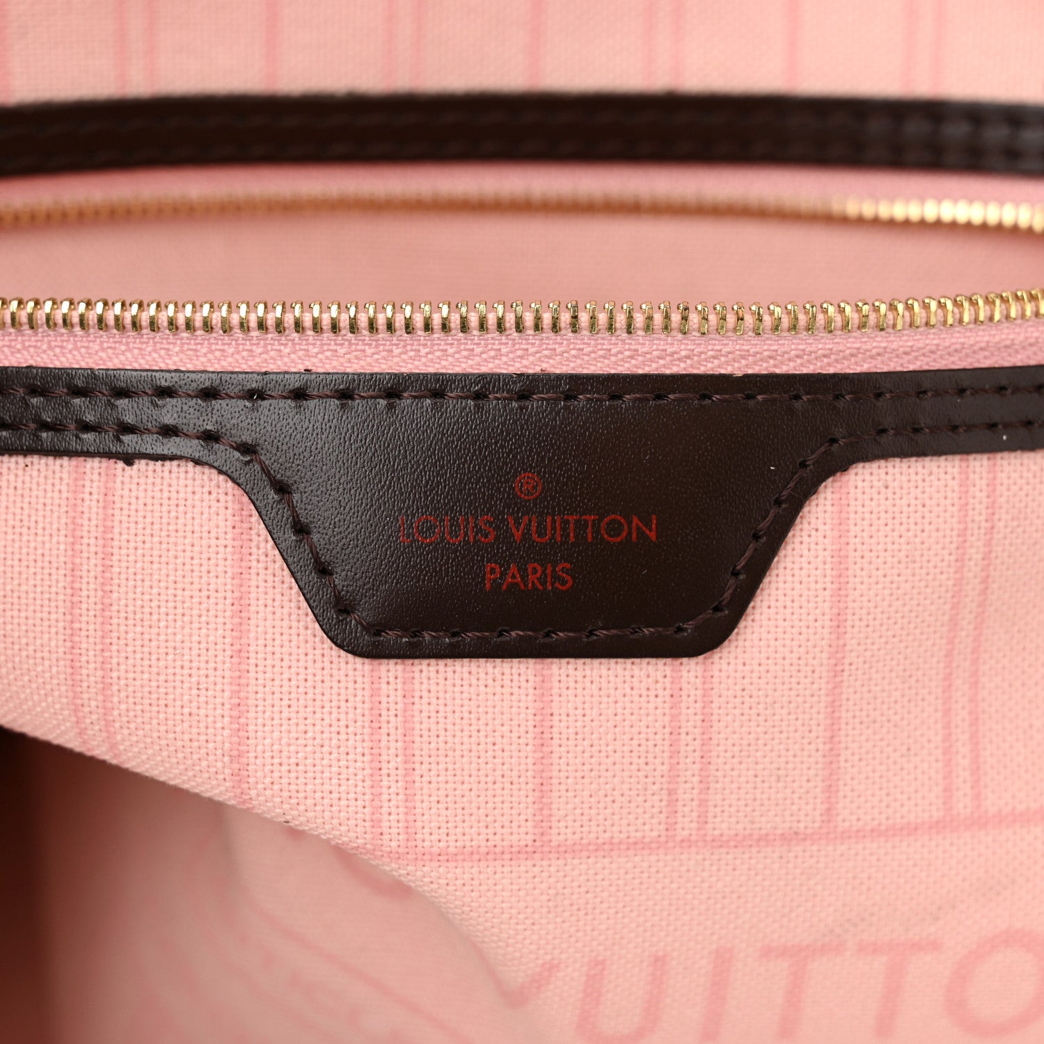 Louis Vuitton Damier Ebene Neo Neverfull MM Rose Ballerine 6 of 11
