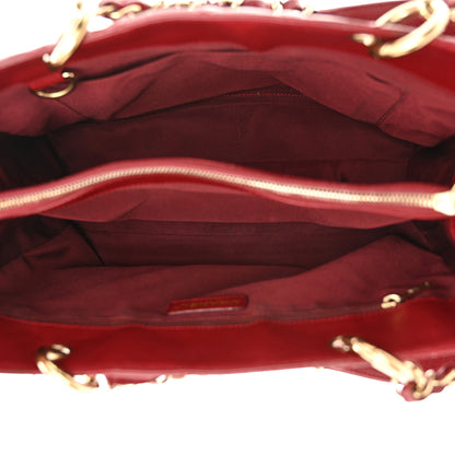 Chanel Caviar Quilted Grand Shopping Tote GST Red 5 of 17