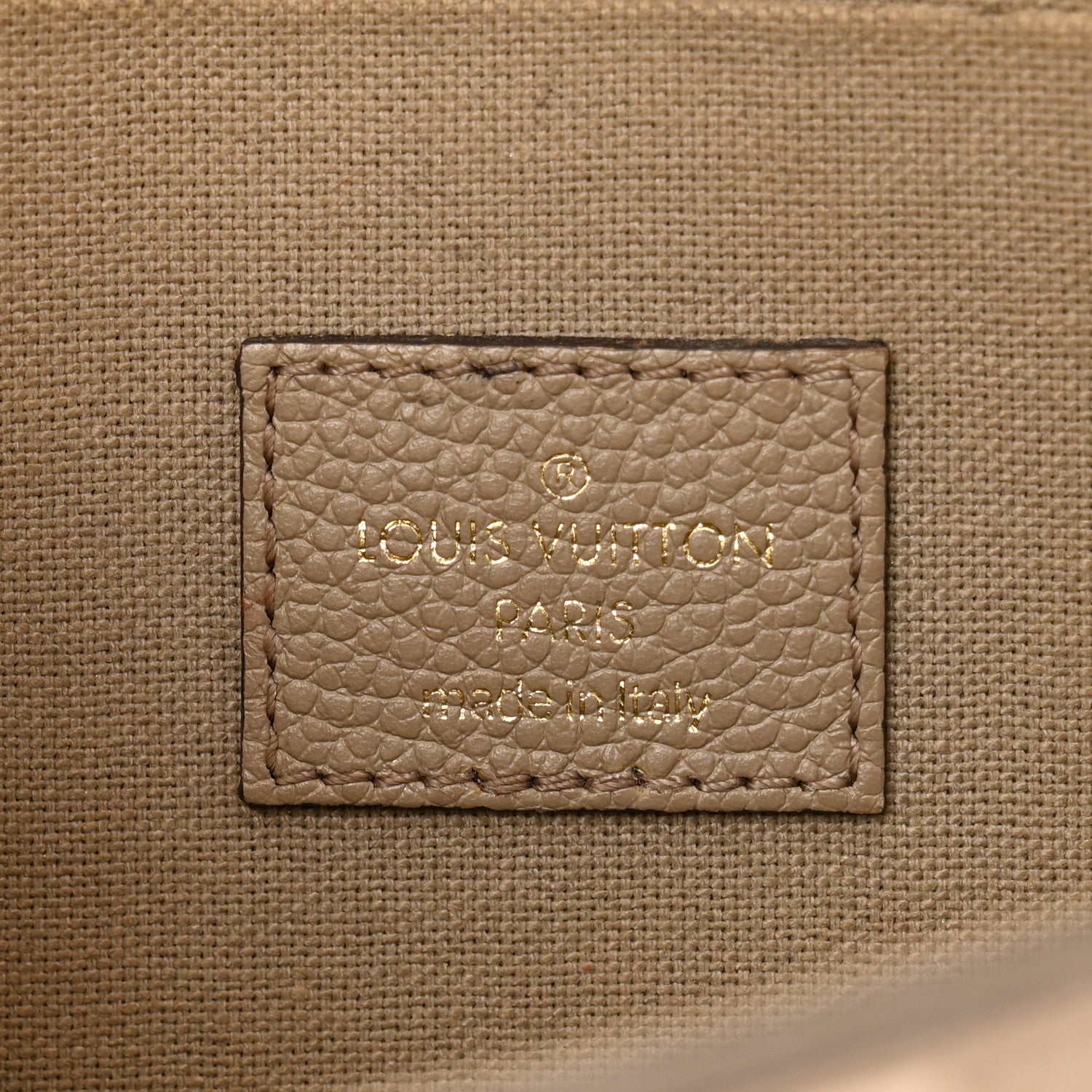Louis Vuitton Empreinte Monogram Giant Felicie Pochette Tourterelle Creme 6 of 12