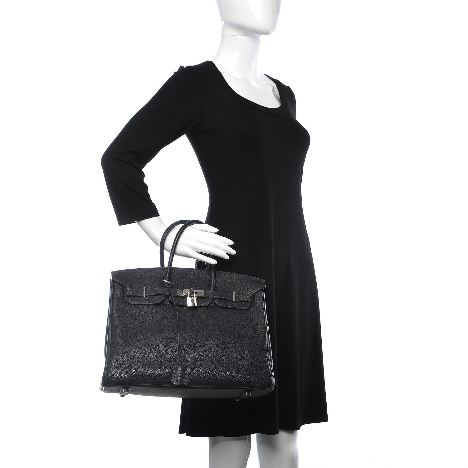 Hermes Togo Birkin 35 Indigo 2 of 46