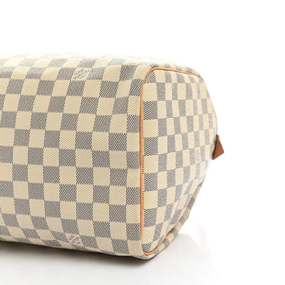 Louis Vuitton Damier Azur Speedy 30 10 of 13