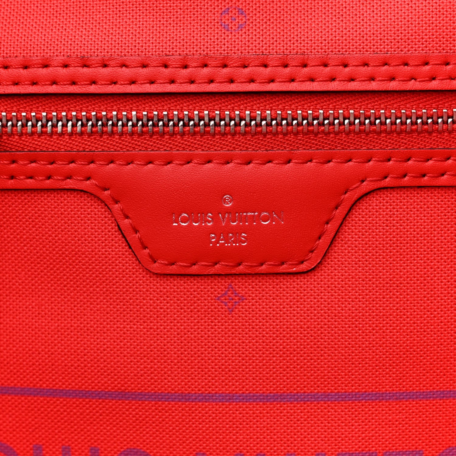 Louis Vuitton Monogram Escale Neverfull MM Rouge 8 of 12