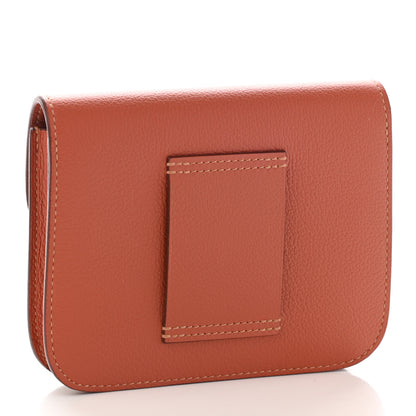 Hermes Evercolor Bi-Color Constance Slim Wallet Blush Bleu Frida 3 of 7