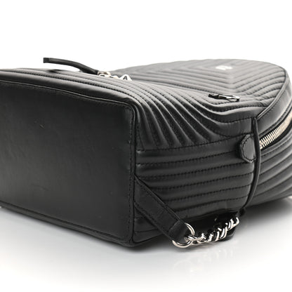 Fendi Shiny Nappa Trapuntata Mini Backpack Black 9 of 9