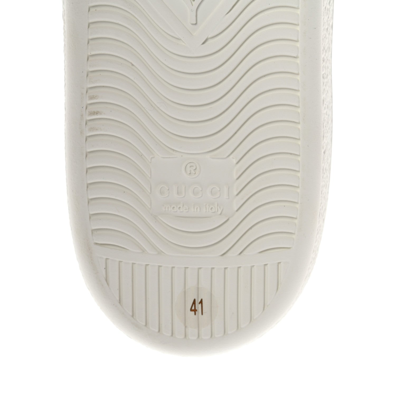 Gucci Calfskin Miro Soft Web Heart Cut Out Womens Ace Sneakers 41 White Light Hibiscus Red New Shamarock 6 of 12