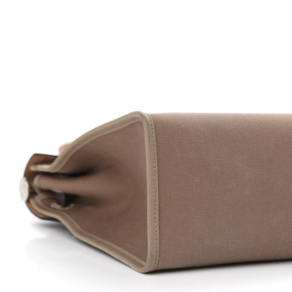 Hermes Vache Hunter Toile Herbag Zip 31 PM Etoupe Ebene 8 of 10
