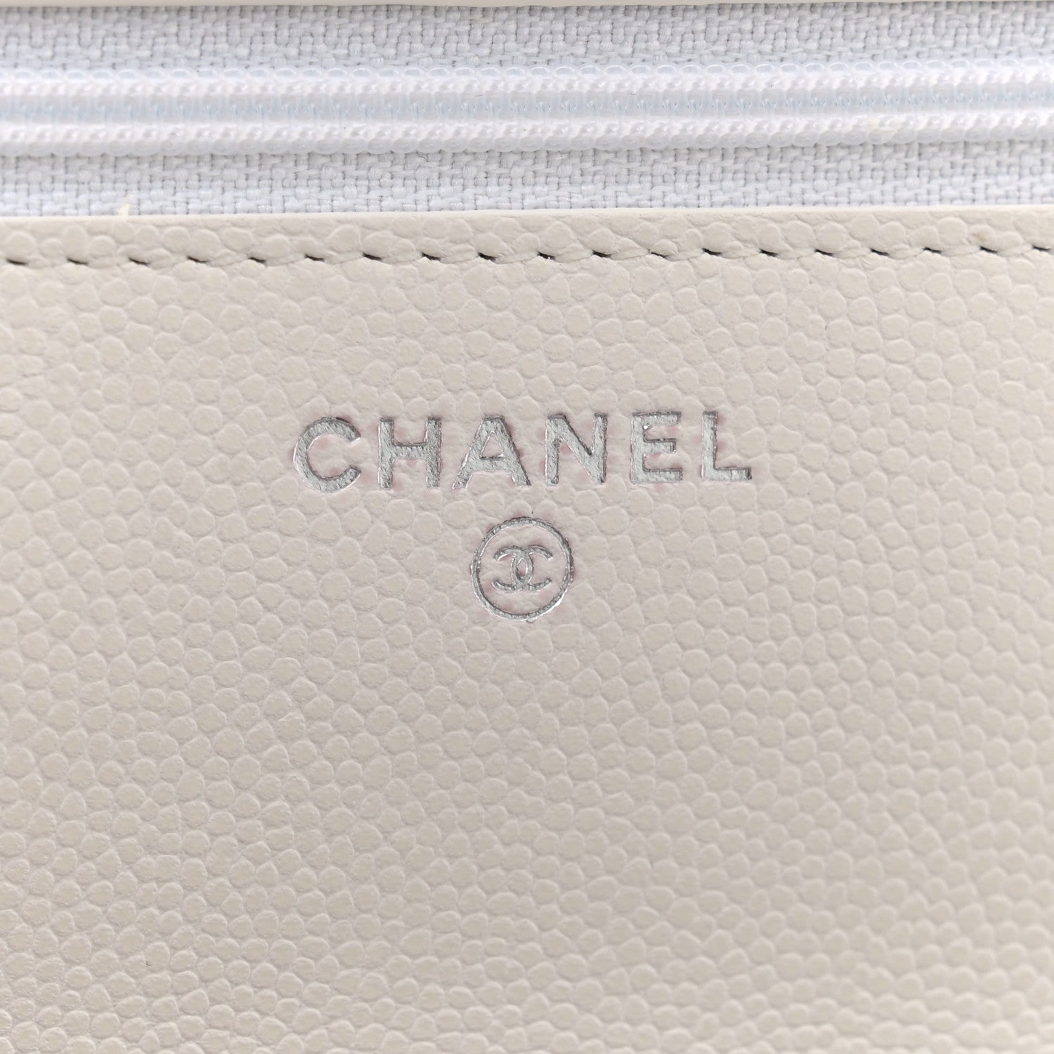 Chanel Caviar Quilted My Everything Wallet On Chain WOC White 6 of 11
