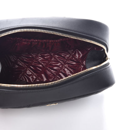 Chanel Caviar Quilted Curvy Pouch Cosmetic Case Black 5 of 8