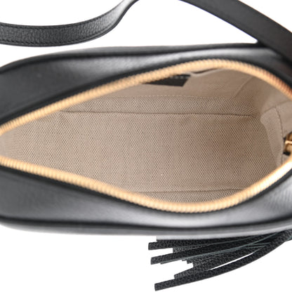 Gucci Pebbled Calfskin Small Soho Disco Bag Black 5 of 10